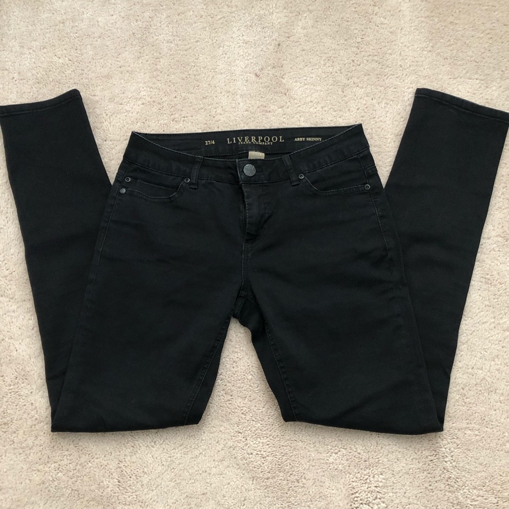 Black Liverpool Abby Skinny Jeans